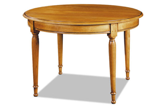 Table ronde au style Louis Philippe en chêne