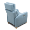 Fauteuil relax en tissu, dos