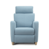 Fauteuil relax en tissu, face